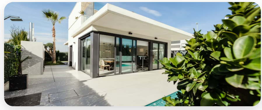 Modern apartment community
